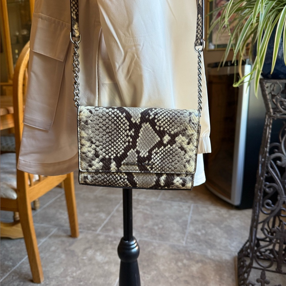 Michael Kors Snake Print Crossbody Bag - Picture 4 of 14